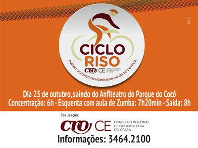 Ciclo Riso: Passeio ciclístico em homenagem ao Dia do Dentista