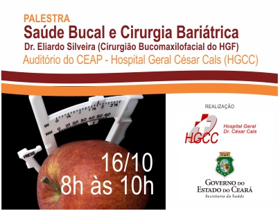 Dr. Eliardo Silveira ministra palestra Saúde Bucal e Cirurgia Bariátrica no HGCC