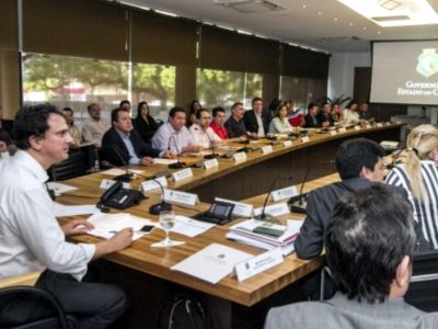 Presidente do CRO-CE participa de encontro com o Governador do Estado