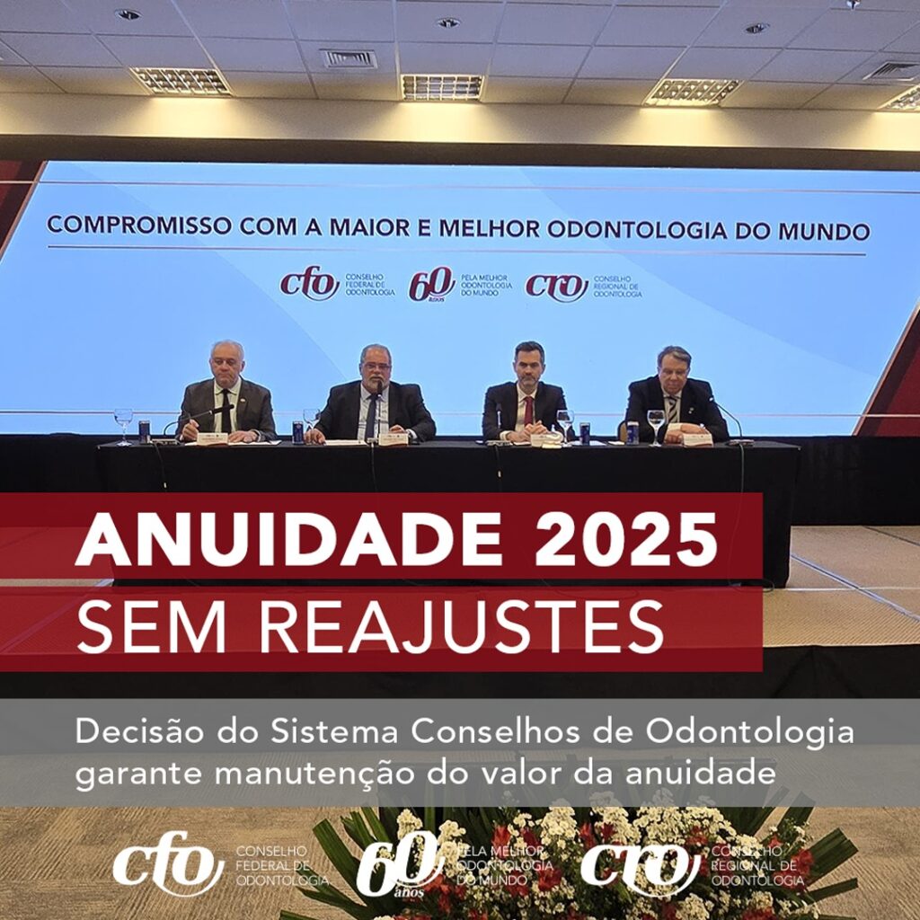 Anuidade 2025 – Sem Reajuste