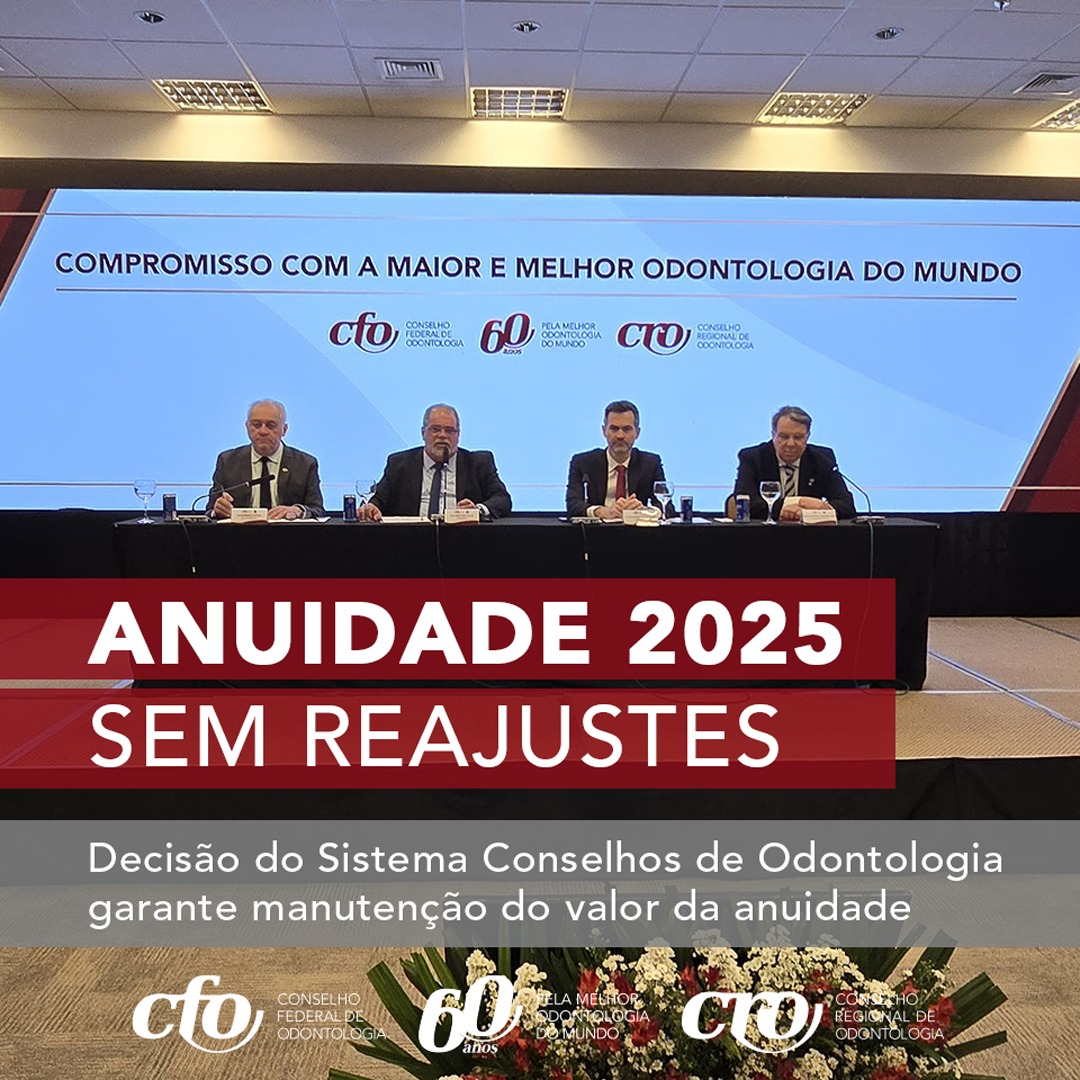 Anuidade 2025 – Sem Reajuste