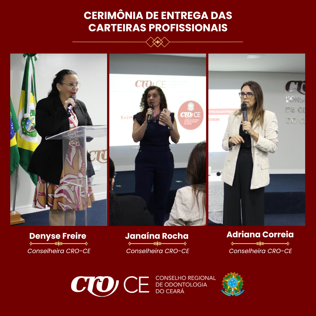 CRO-CE REALIZA CERIMÔNIA DE ENTREGA DE CARTEIRAS AOS NOVOS CIRURGIÕES-DENTISTAS