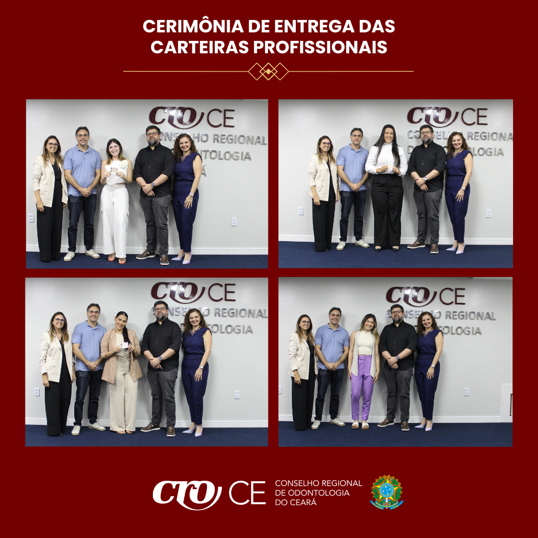 CRO-CE REALIZA CERIMÔNIA DE ENTREGA DE CARTEIRAS AOS NOVOS CIRURGIÕES-DENTISTAS