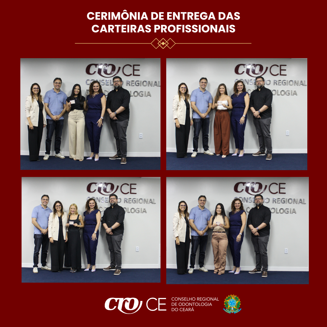 CRO-CE REALIZA CERIMÔNIA DE ENTREGA DE CARTEIRAS AOS NOVOS CIRURGIÕES-DENTISTAS