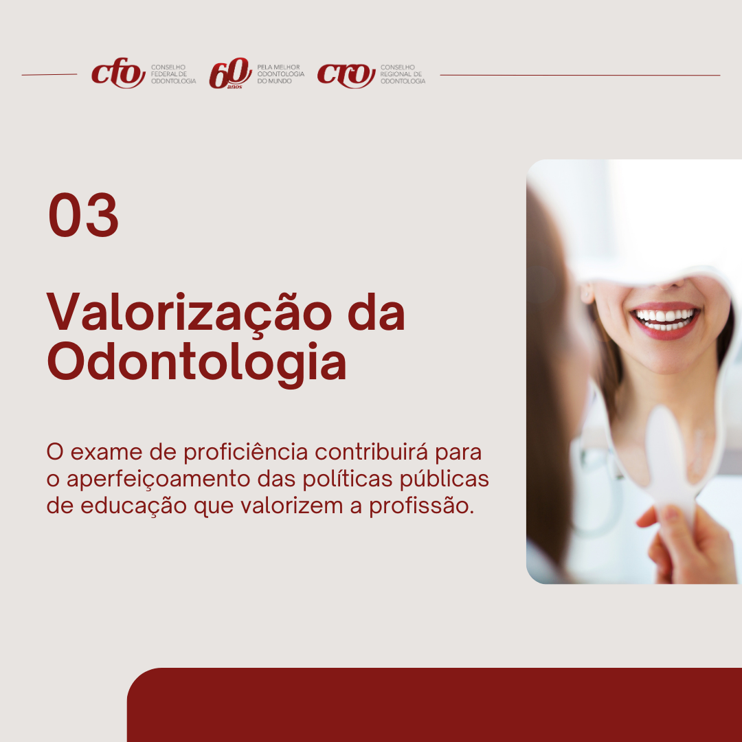 O CFO promove, em 2024, o Exame de Proficiência em Odontologia