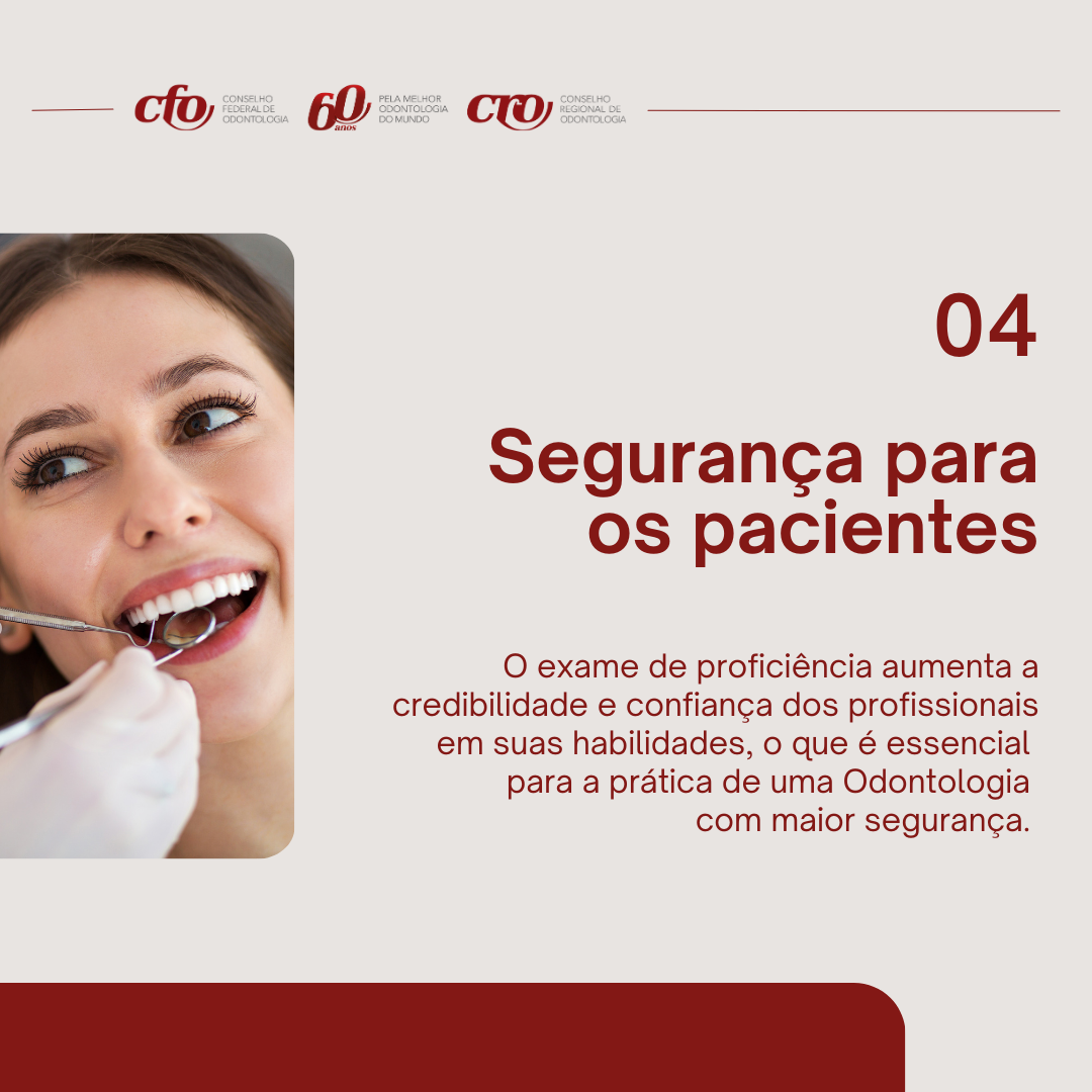 O CFO promove, em 2024, o Exame de Proficiência em Odontologia
