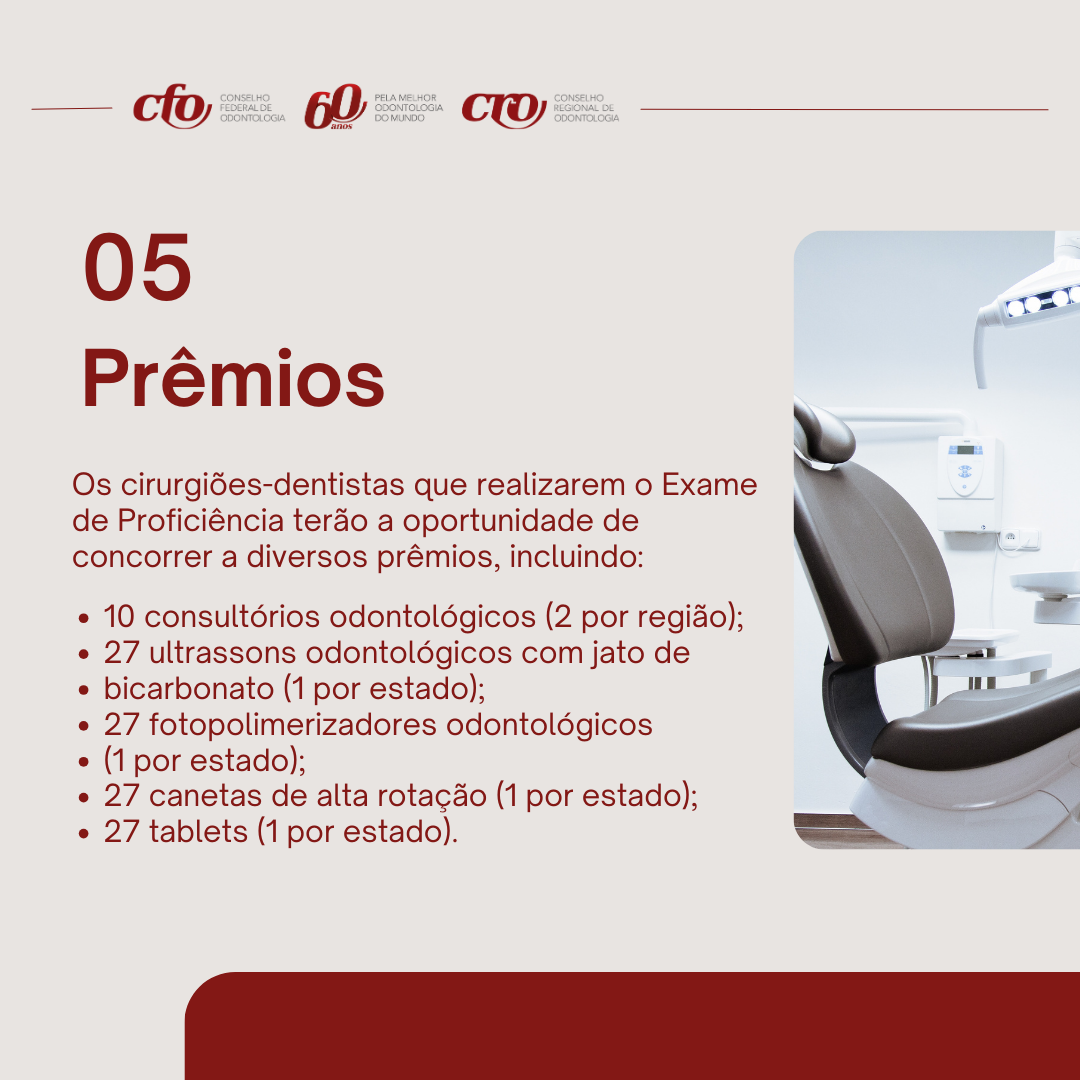 O CFO promove, em 2024, o Exame de Proficiência em Odontologia