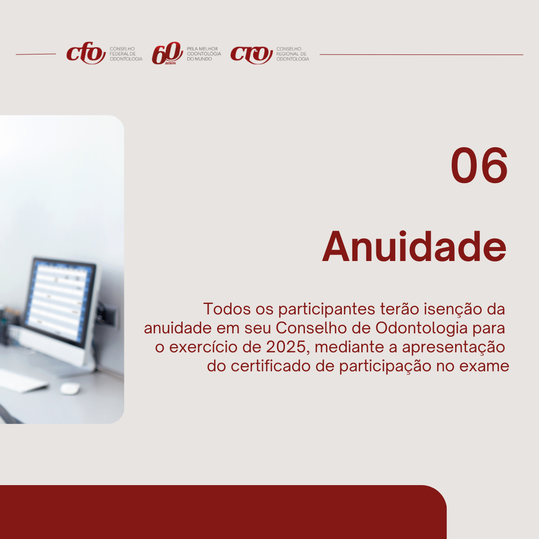 O CFO promove, em 2024, o Exame de Proficiência em Odontologia