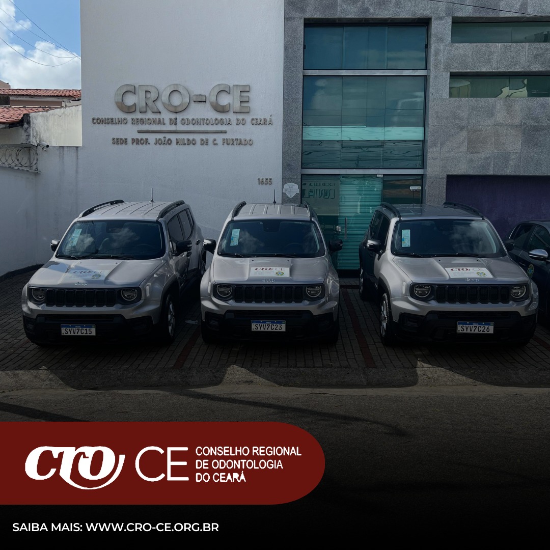 O CRO-CE anunciou recentemente a aquisição de três novos veículos para sua equipe de fiscalização