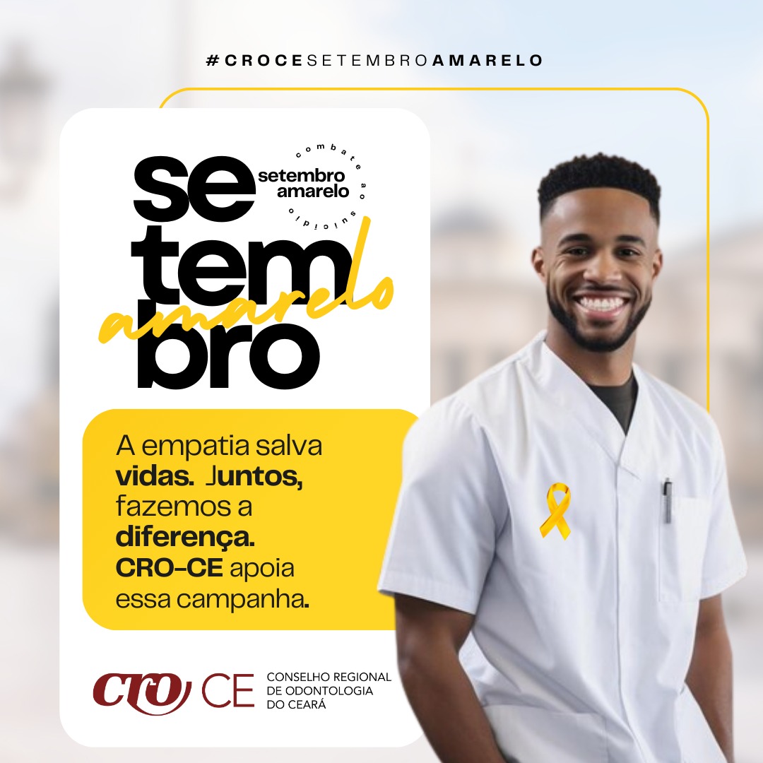SETEMBRO AMARELO: CRO-CE SE UNE À CAMPANHA DE CONSCIENTIZAÇÃO PELA SAÚDE MENTAL