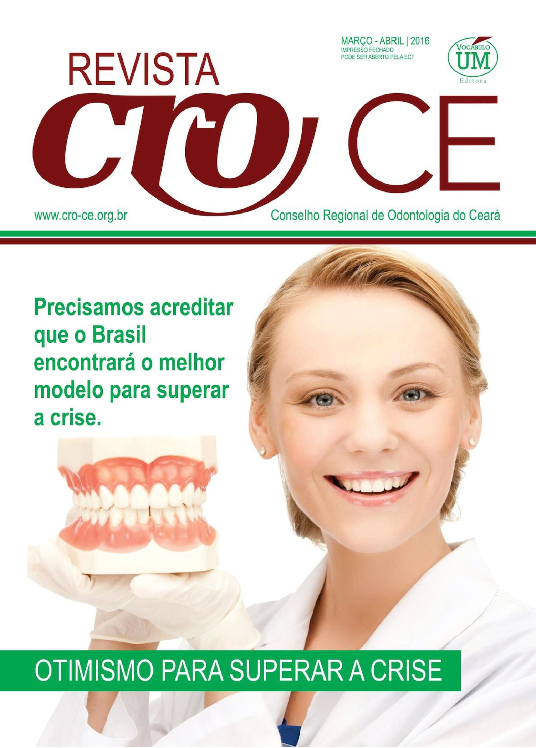 Revista CRO-CE 2016 - Otimismo para superar a crise