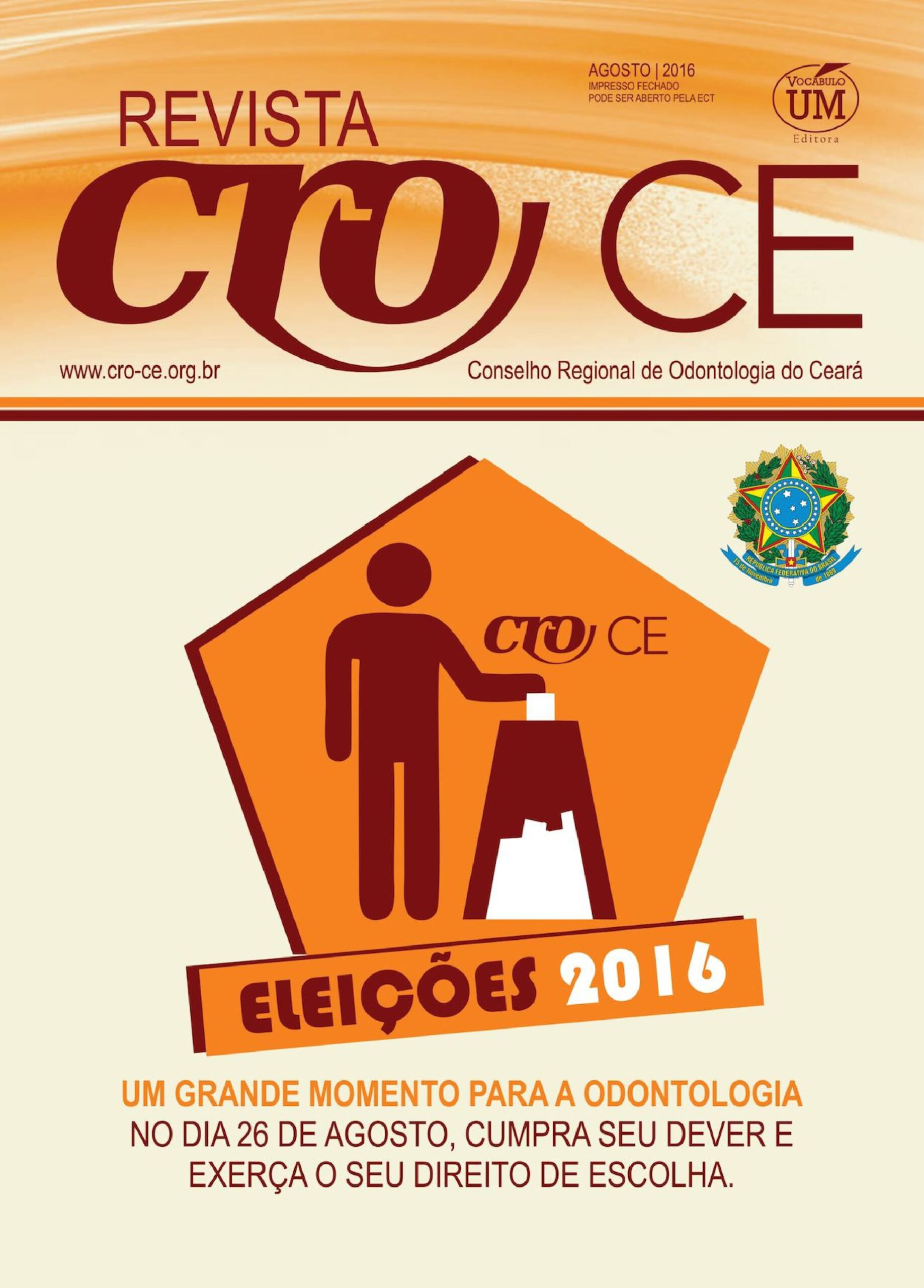 Revista CRO-CE 2016 - Um grande momento para a Odontologia